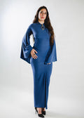 Azure Halter & Shrug Set