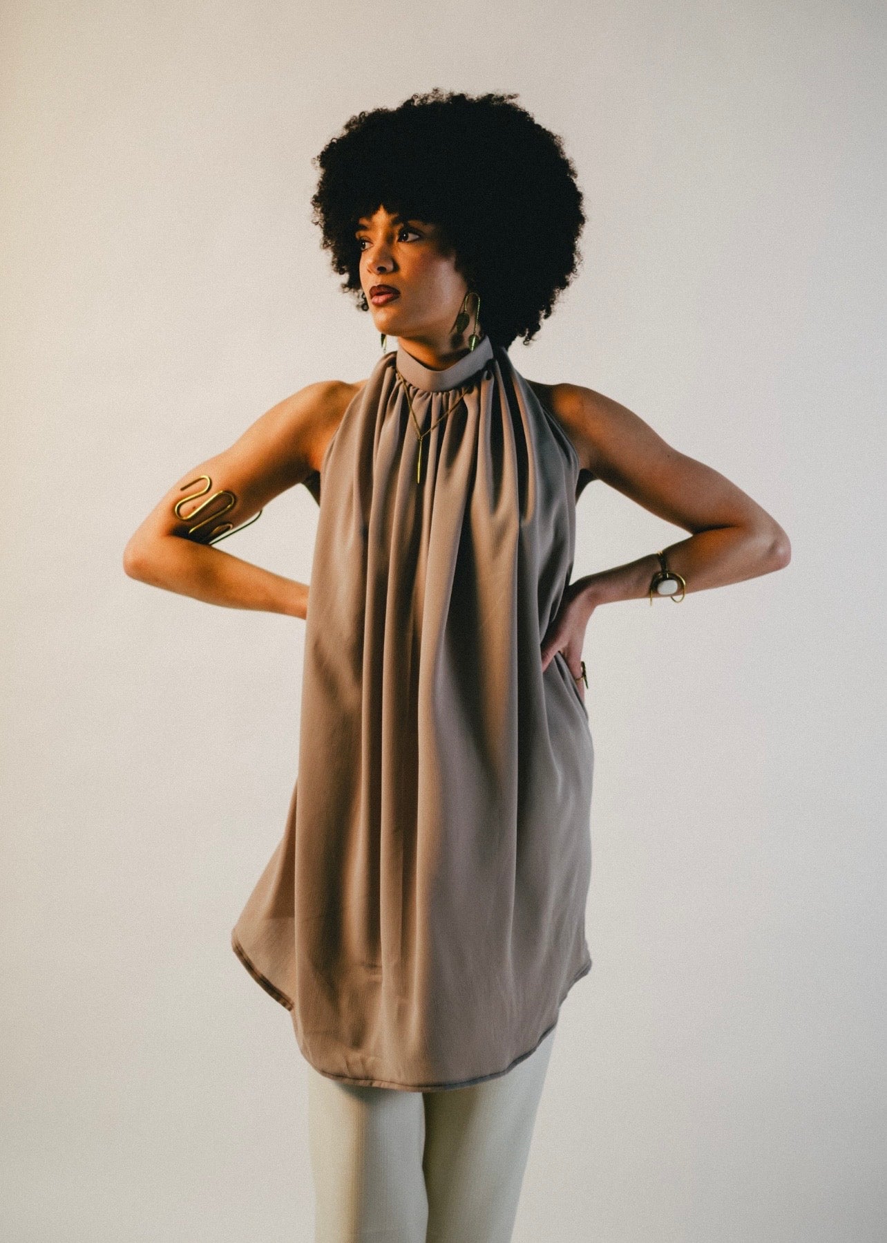 Sahara Matte Crepe Ensemble