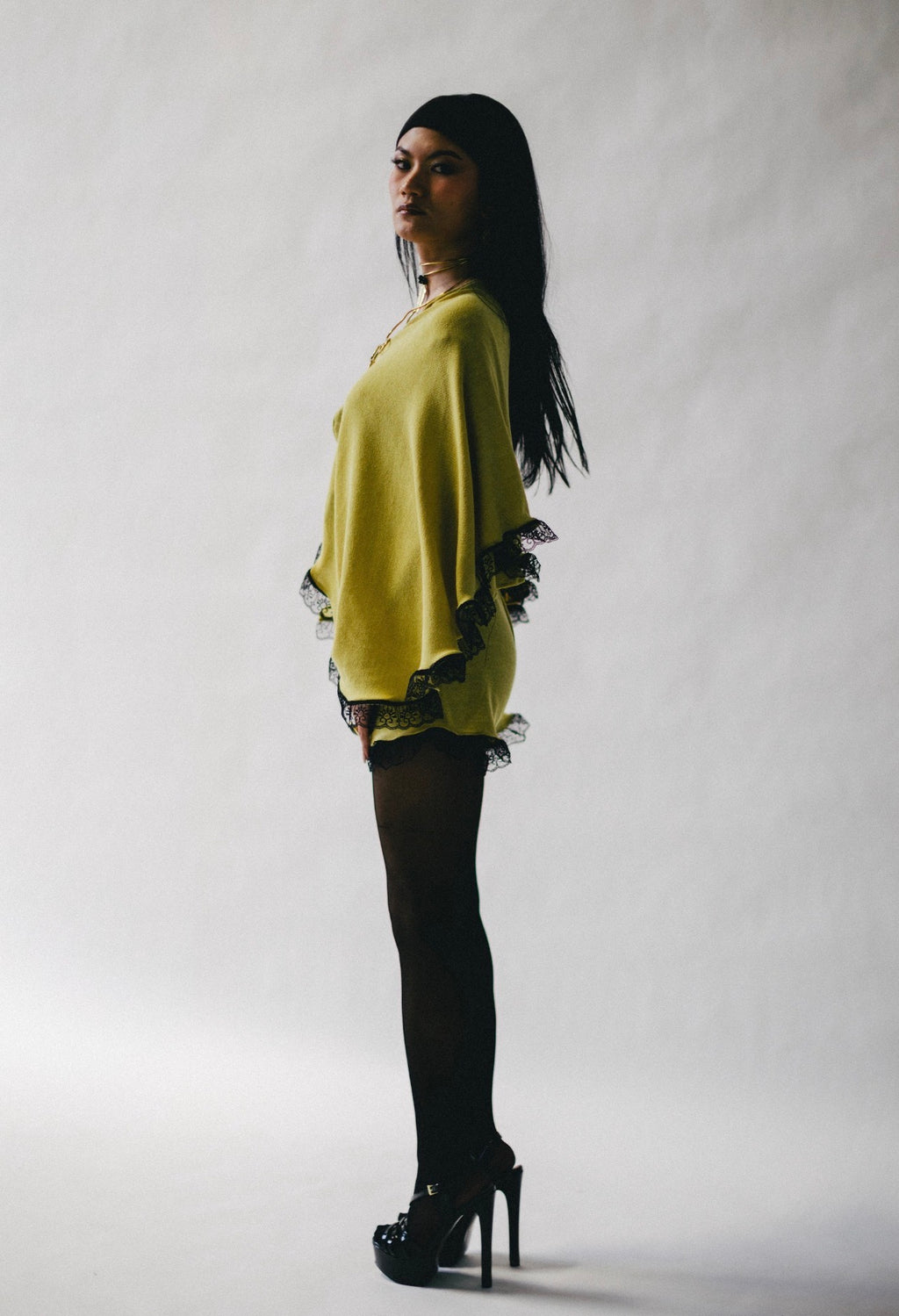 Citrine Noir Sculpted Short Set