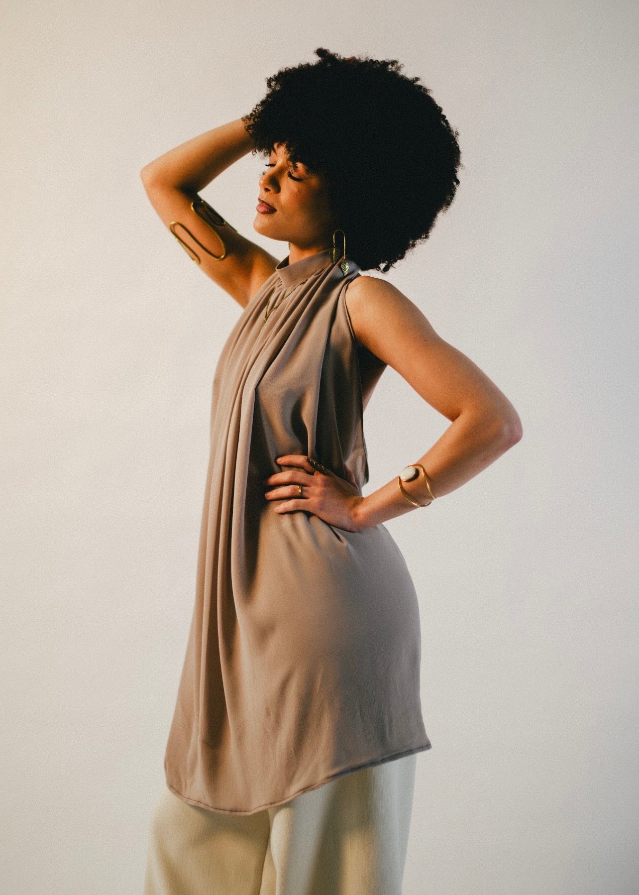 Sahara Matte Crepe Ensemble